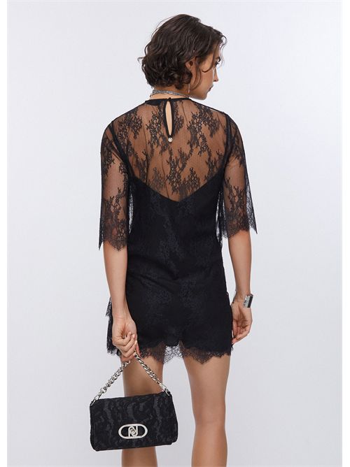 Abito corto in pizzo chantilly LIU JO | PA6055J4961/22222